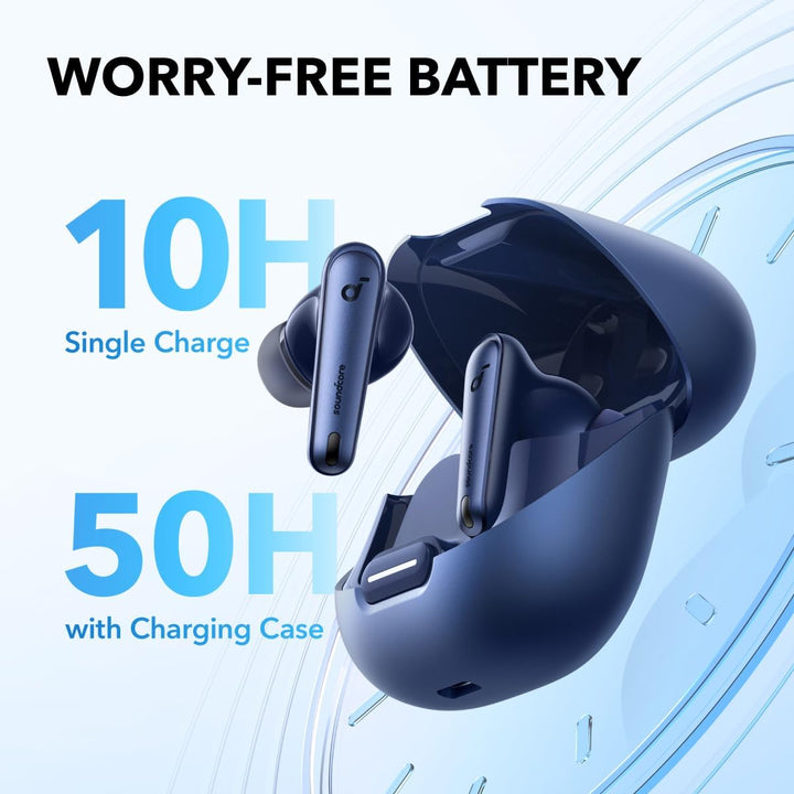 soundcore by Anker Liberty 4 NC Bluetooth-Kopfhörer mit Geräuschunterdrückung, 98,5% Noise Cancellin