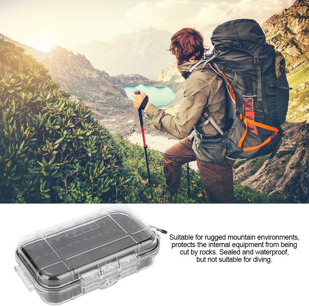 Alomejor Aufbewahrungskoffer Wasserdicht Stossfester luftdichter Carry Box Container für Outdoor Spo