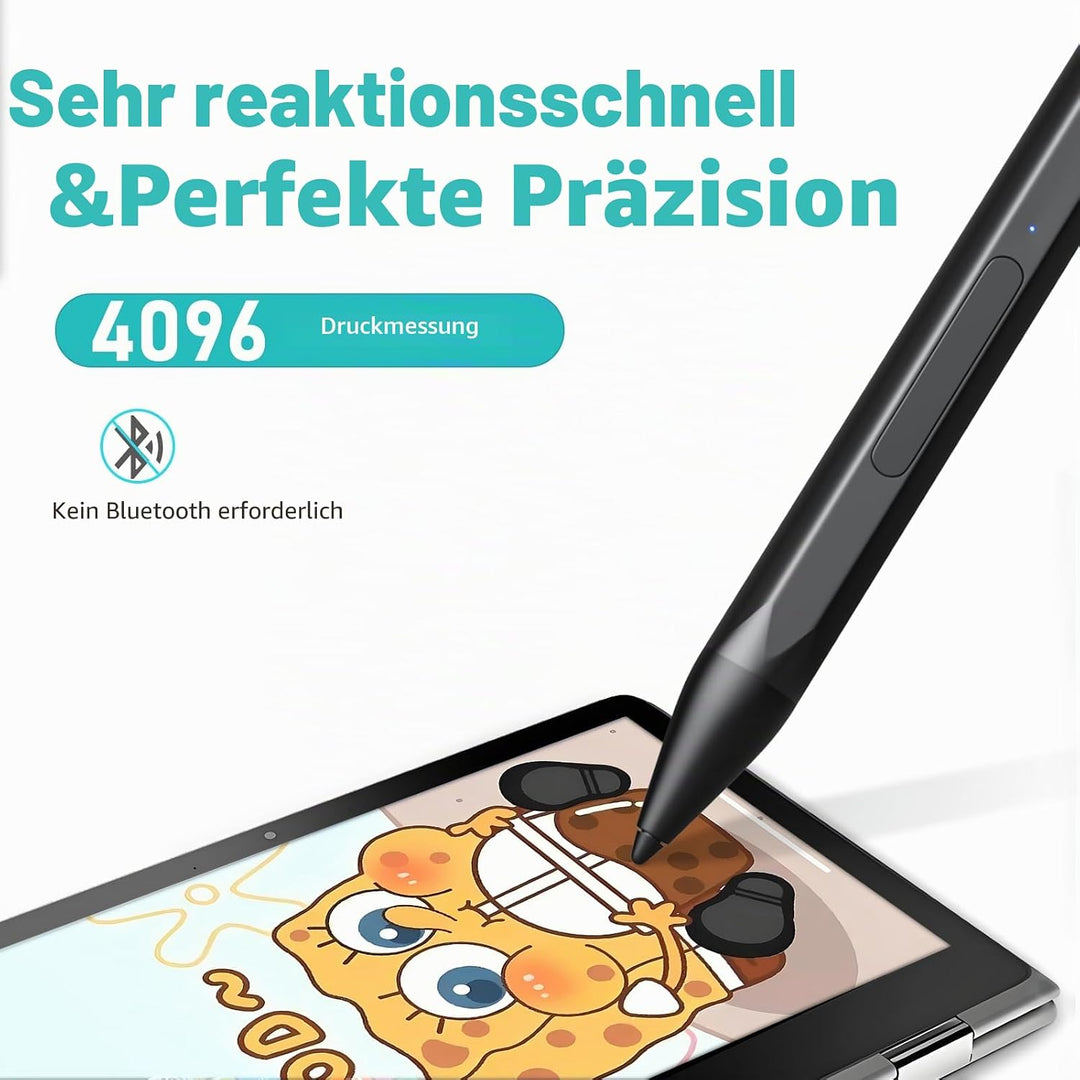Stylus Pen für HP Envy X360 Pavilion X360 Specter X360 Spectre X2 Envy X2 Wiederaufladbarer MPP 2.0