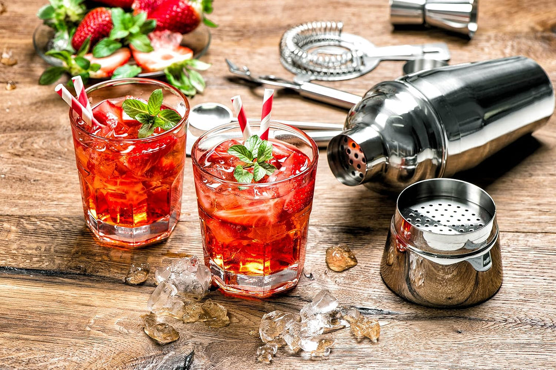Alpina 10185 Cocktail-Set 5-Teilig, Inox/Rostfrei