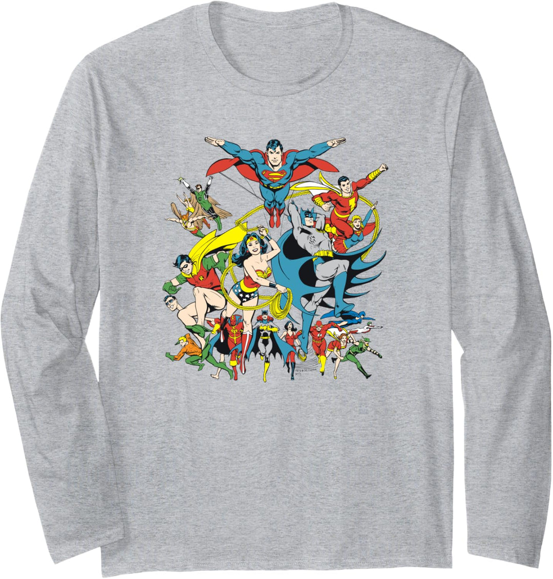 Justice League Assemble Langarmshirt
