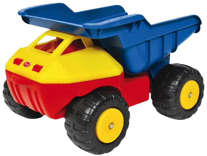 GOWI Giant Truck Kinderfahrzeug, Kindertransporter (GOWI XXL Truck Blau/Gelb) Gowi Xxl Truck Blau /