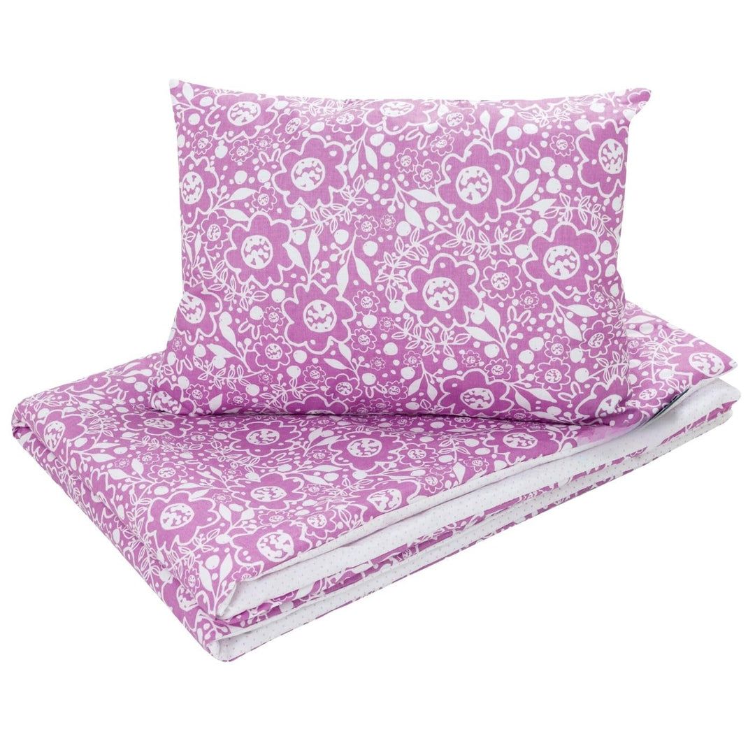 Bellochi Kinderbettwäsche 100x135 aus 100% Baumwolle, Kinderbettdecke 100x135 Set mit Kissen, Kinder