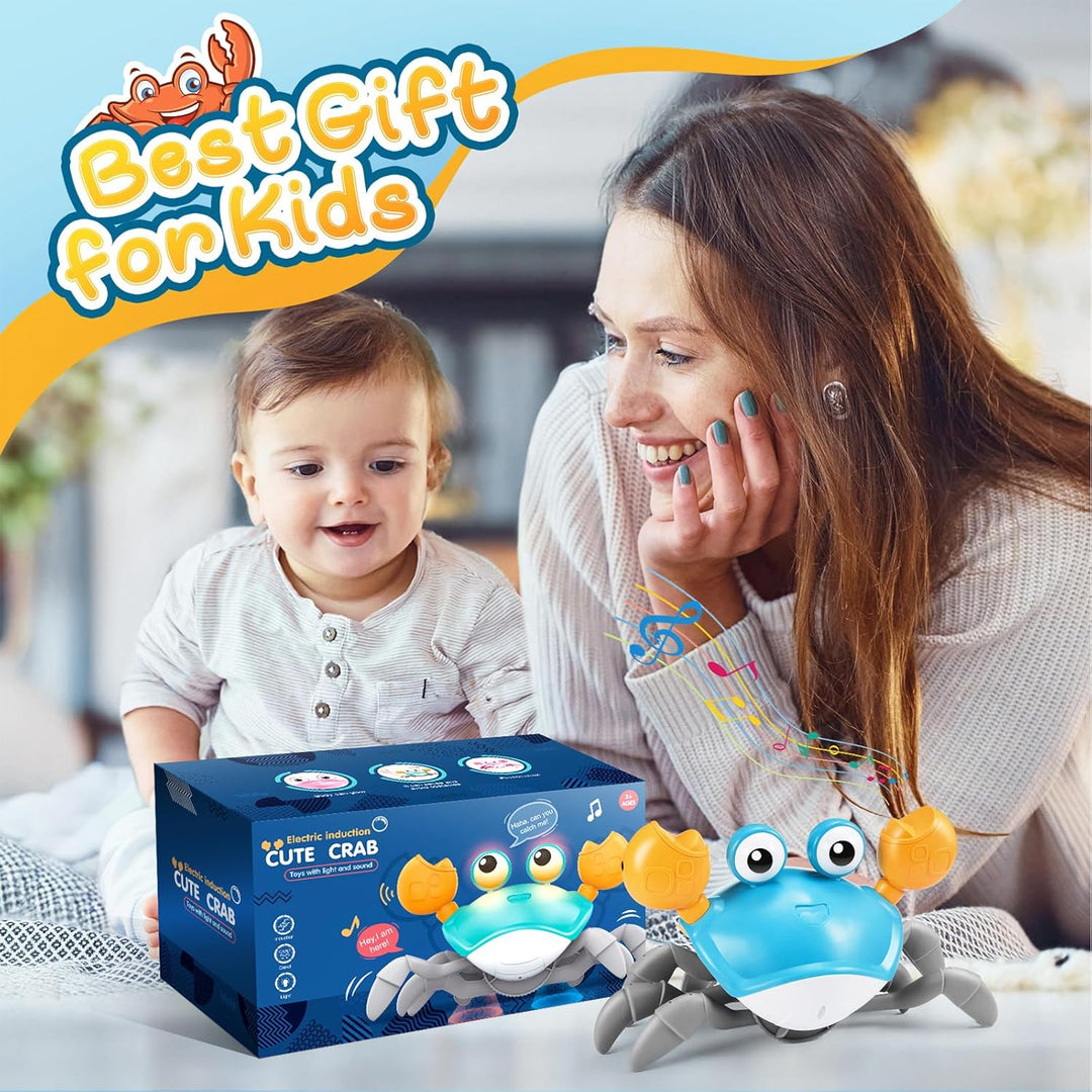 Adeokay Kinderspielzeug ab 1 2 3 Jahr, Krabbe Baby Spielzeug ab 6 7 8 9 10 Monate Tummy Time Toys Cr