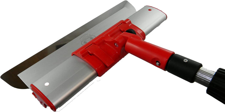 Komplettes Profi-Set: Flächenspachtel 40 cm + Adapter + Teleskopstange 120-220 cm, Austauschbares un