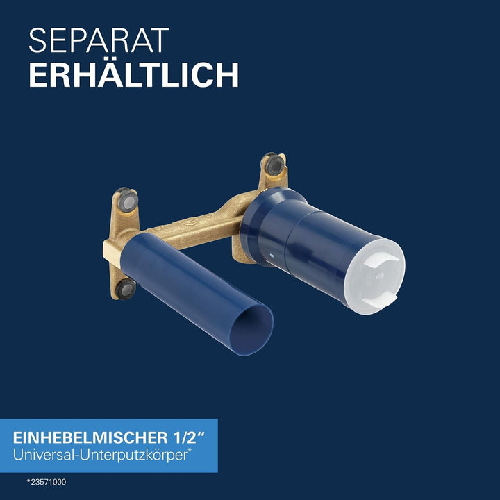 GROHE Essence | 2-Loch Waschtischarmatur | für Wandmontage, Ausladung: 183 mm | chrom | 19408001 S 2