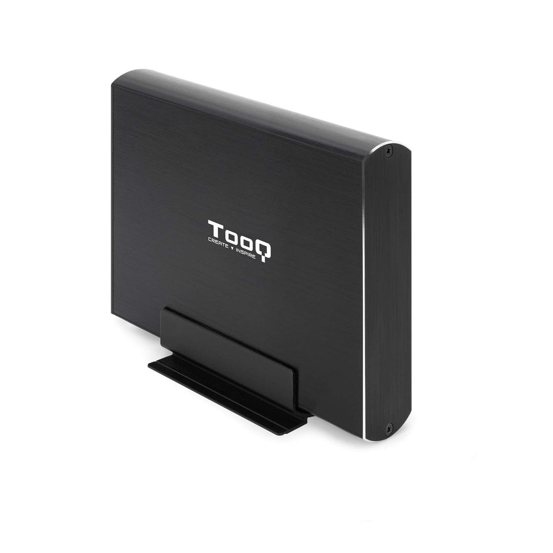 TOOQ TQE-3531B - 3,5"-HDD-Gehäuse, (SATA I/II/III, USB 3.0), Aluminium, LED-Anzeige, Schwarz
