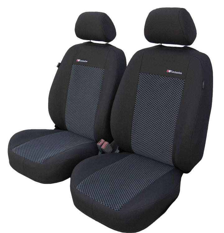 ERJOT Vordersitzbezüge Exclusive ANR Universal Autositzbezüge Sitzbezüge Schonbezüge Grau Polyester