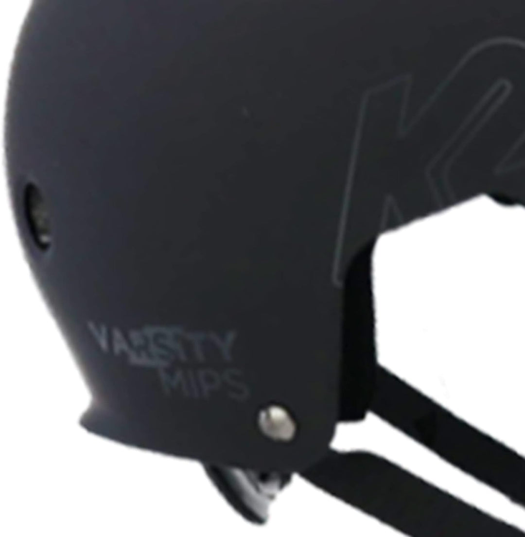 K2 Skates VARSITY MIPS Helm, Inline Skate Helm, Fahrradhelm, Skateboard Helm L (59 - 61 cm) Schwarz,
