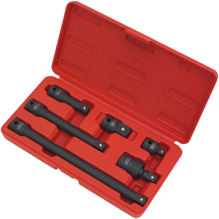 Sealey AK5514 Set mit 1/2 Zoll Kraft-Adapter und Verlängerungsstange 1 Stahlgriffe, 1 Stahlgriffe