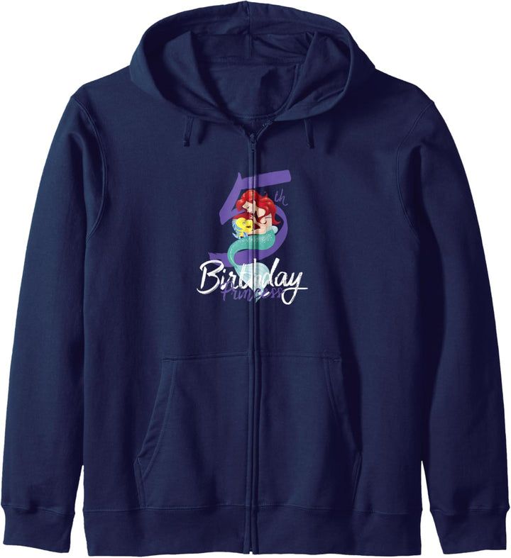 Disney Little Mermaid Ariel 5th Birthday Princess Kapuzenjacke