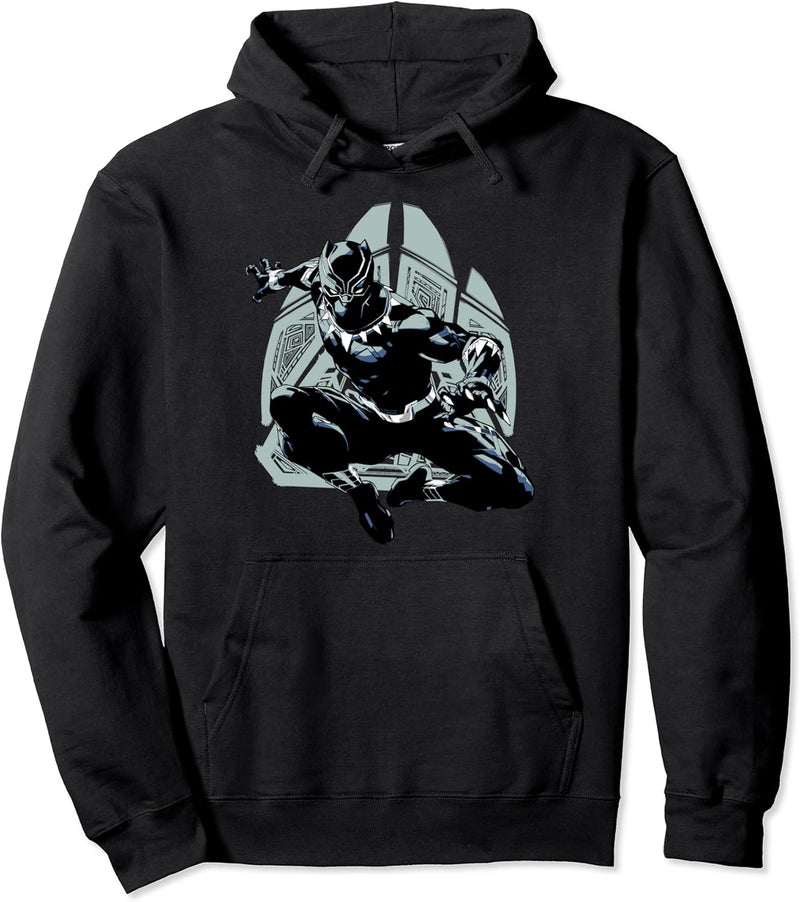 Marvel Black Panther Paw Action Pose Pullover Hoodie