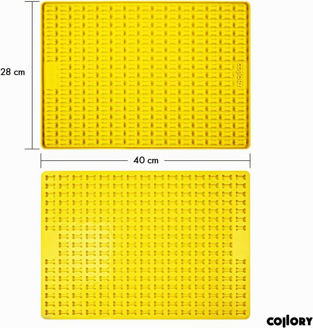 Collory® Mini Knochen (2cm) Silikon Backmatte, Backform für mini DIY Hundekekse und Leckerlis, Knoch