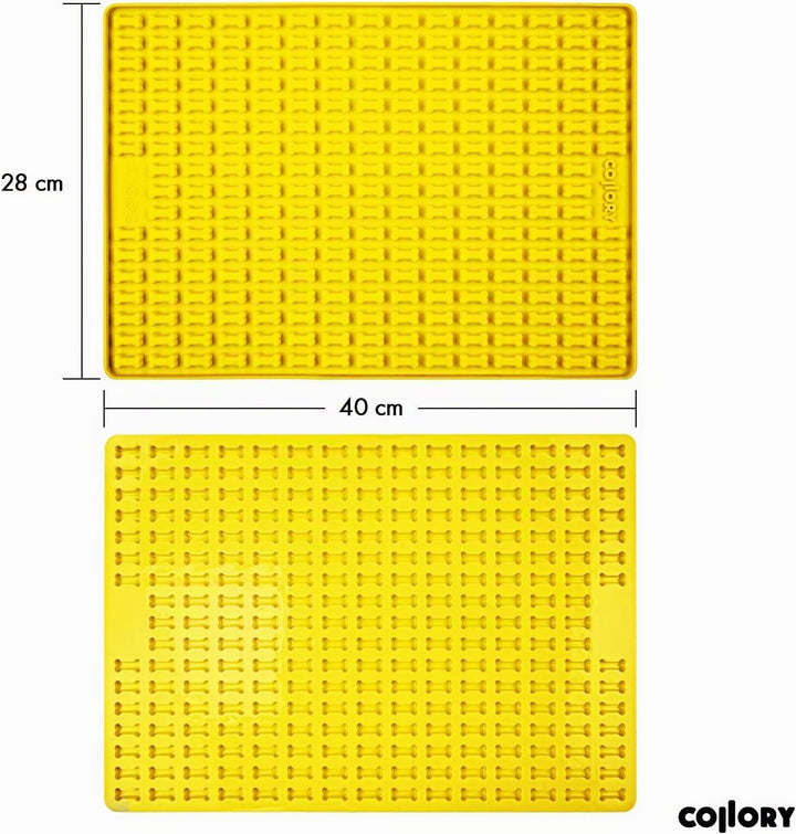 Collory® Mini Knochen (2cm) Silikon Backmatte, Backform für mini DIY Hundekekse und Leckerlis, Knoch