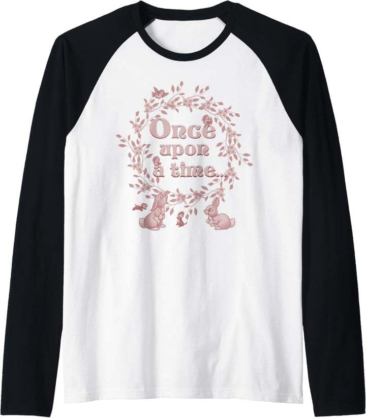 Disney Princess Once Upon A Time Floral Raglan