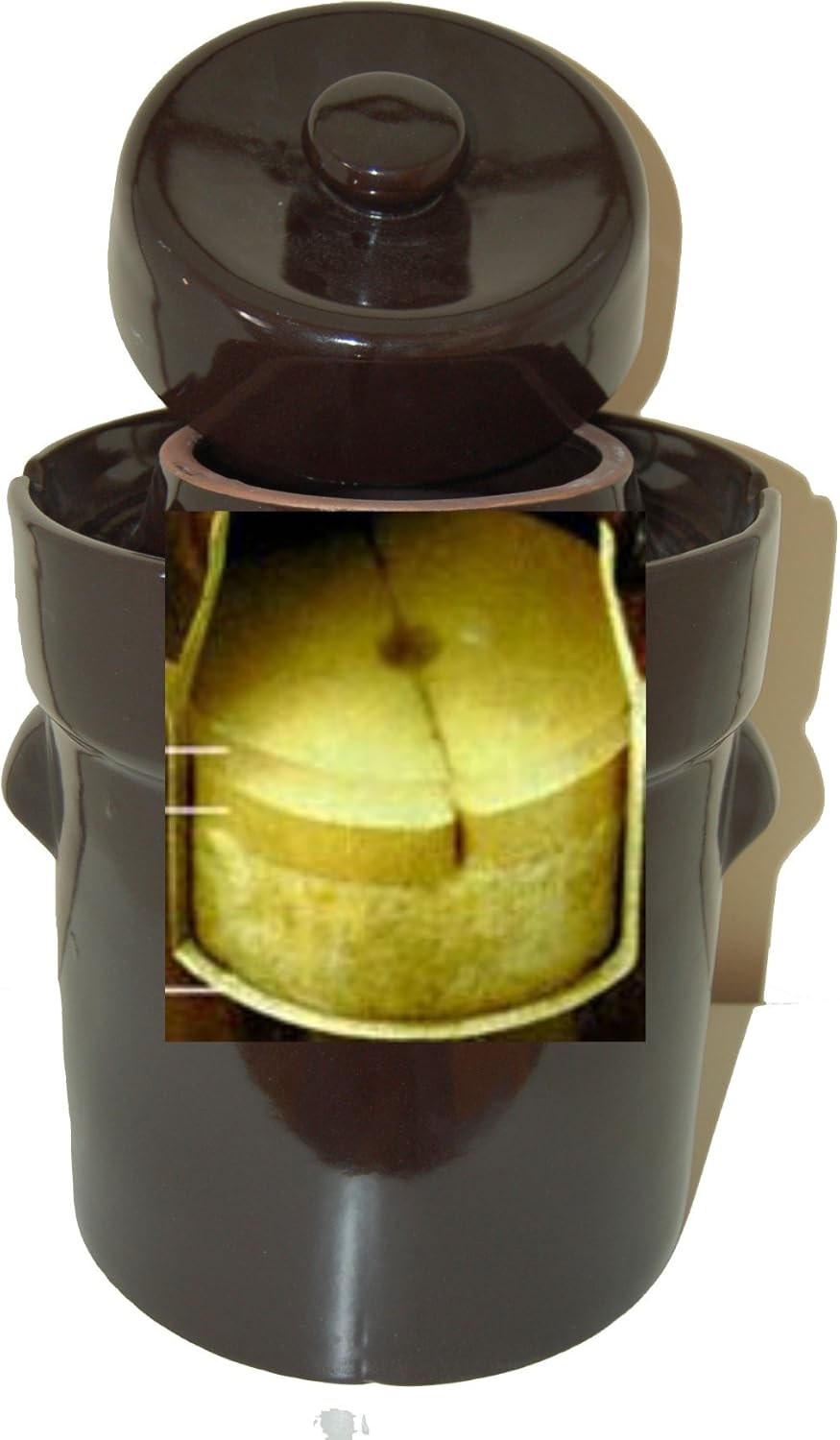 Gärtopf, Sauerkrauttopf 25 Ltr. + Krauthobel, Stampfer, Gabel Milchsäuregärung Einmachtopf ideal für