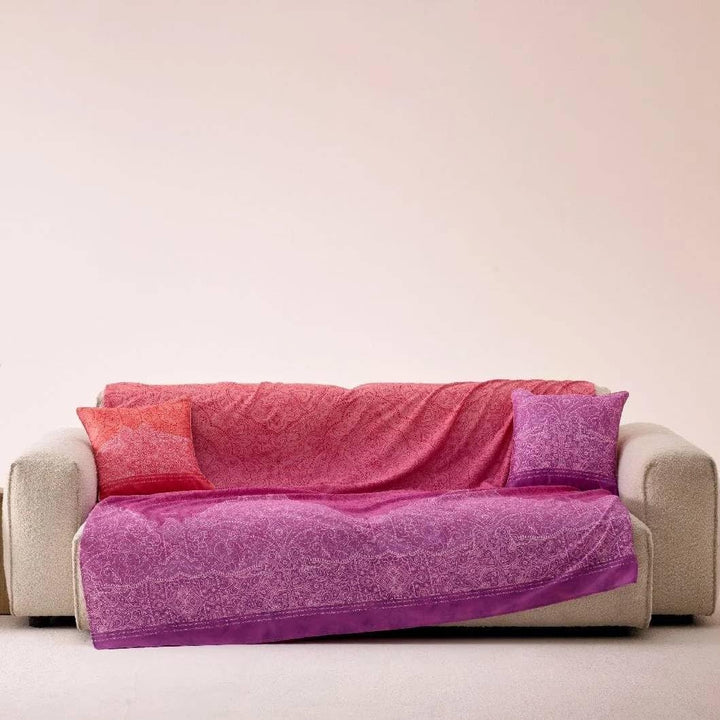 Bassetti Granfoulard Sofaüberwurf, Gran Foulard für Sofa, aus Baumwolle, Tagesdecke, Picknickdecke,