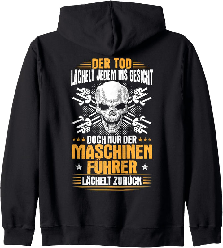 Anlagenführer Lächeln Maschinenführer Kapuzenjacke