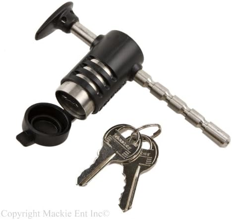 Master Lock Anhängerschloss, Anhängerkupplung und Empfängerschloss, Kombi-Pack, 3794DAT, Rot