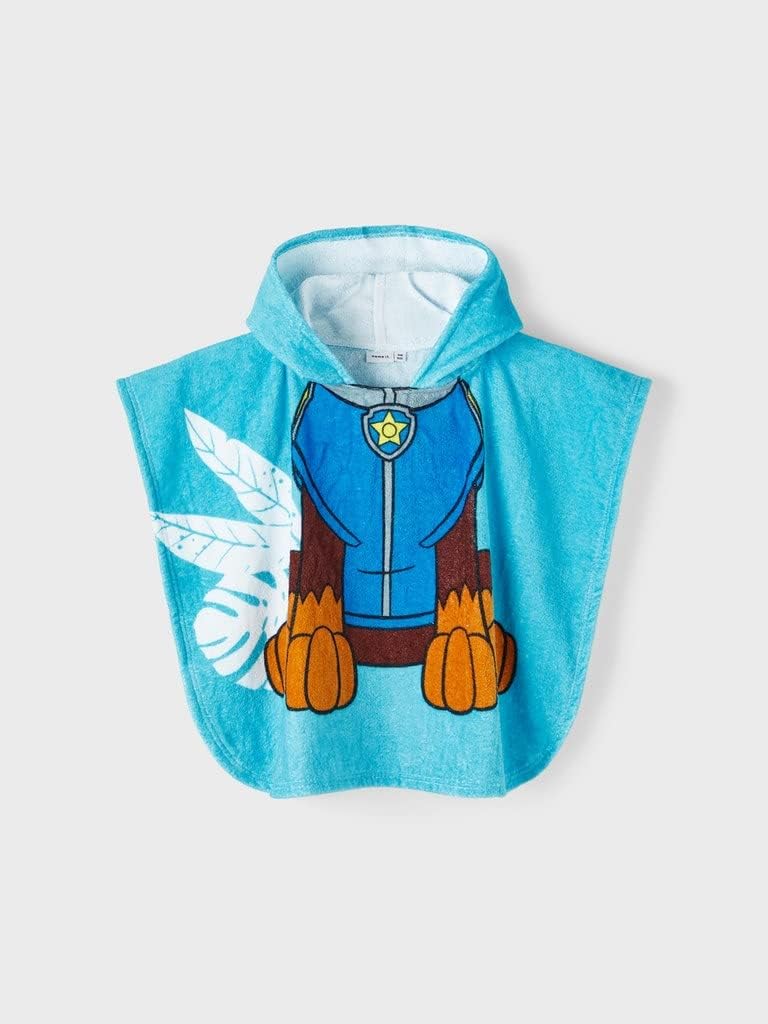 name it Men's NMMMOLTE PAWPATROL Towel CPLG Poncho, Bachelor Button, ONE Size