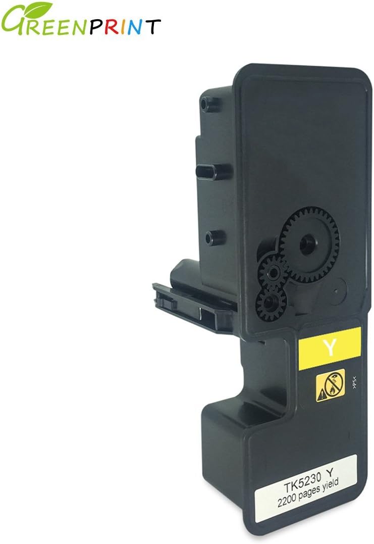GREENPRINT 4 Farben TK5230 TK-5230 TK 5230 Kompatible Tonerkartusche 2600 Seiten für Schwarz & 2200