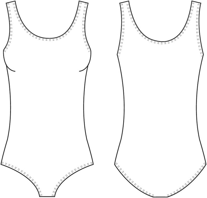 Bloch Dance Damen Ballerina Basic Tank-Trikot Petite Schwarz, Petite Schwarz