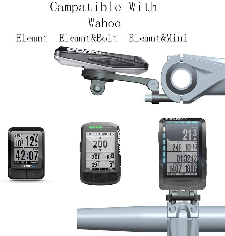 Chooee Fahrrad Halterung für Wahoo Elemnt, Wahoo Elemnt Bolt, Elemnt Mini,Out Front Combo-Fahrradhal