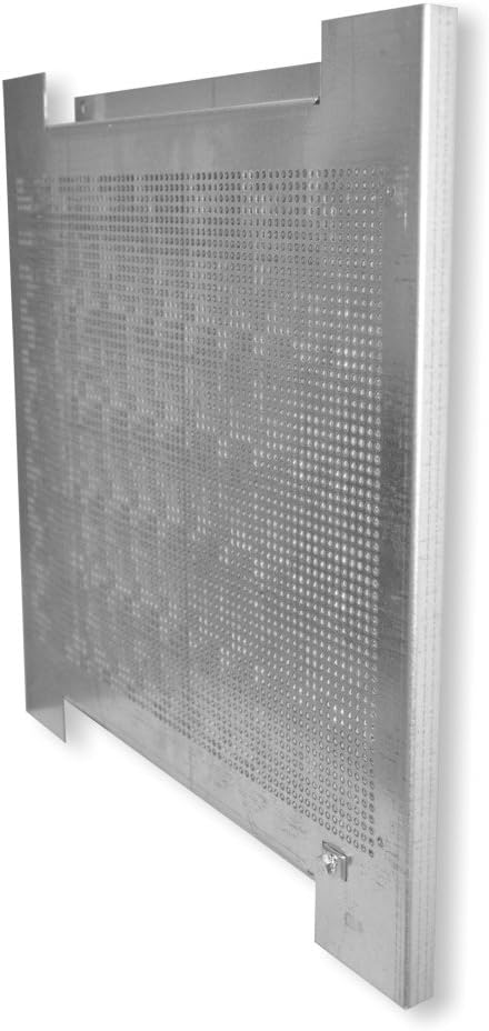 1, 5mm Lochblech-Montageplatte mit Erdungsanschluss 400x400x18mm