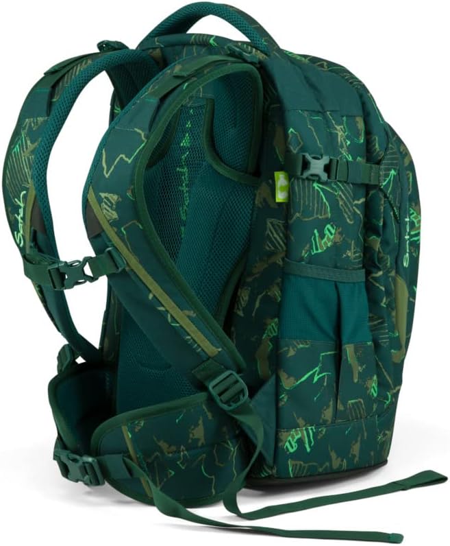 Satch Pack ab 5. Klasse ergonomisch 30L Stauraum standfest Organisationstalent 45 cm Green Compass,
