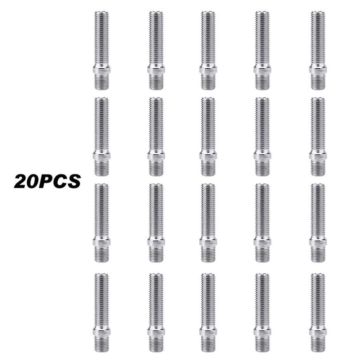wheel studs,umrüstsatz radbolzen,wheel studs,Radbolzen-Kit,20-tlg. 50-mm-Radbolzen-Umrüstsatz,Silber