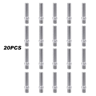 wheel studs,umrüstsatz radbolzen,wheel studs,Radbolzen-Kit,20-tlg. 50-mm-Radbolzen-Umrüstsatz,Silber