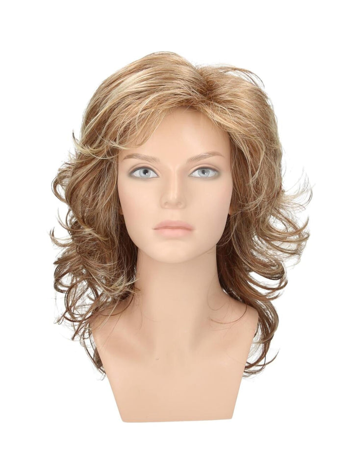 Lofty Perücke Gloria aus hochwertigem Kunsthaar, wirkt wie Echthaar, in Mittelblond/Lichtblond gestr