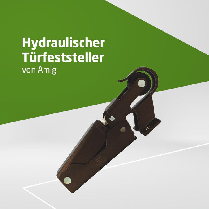 Amig - Türschliesser - Hydraulisch - Aluminium - 108 x 32 mm - Für Türbremse, Türstopper oder Türdäm