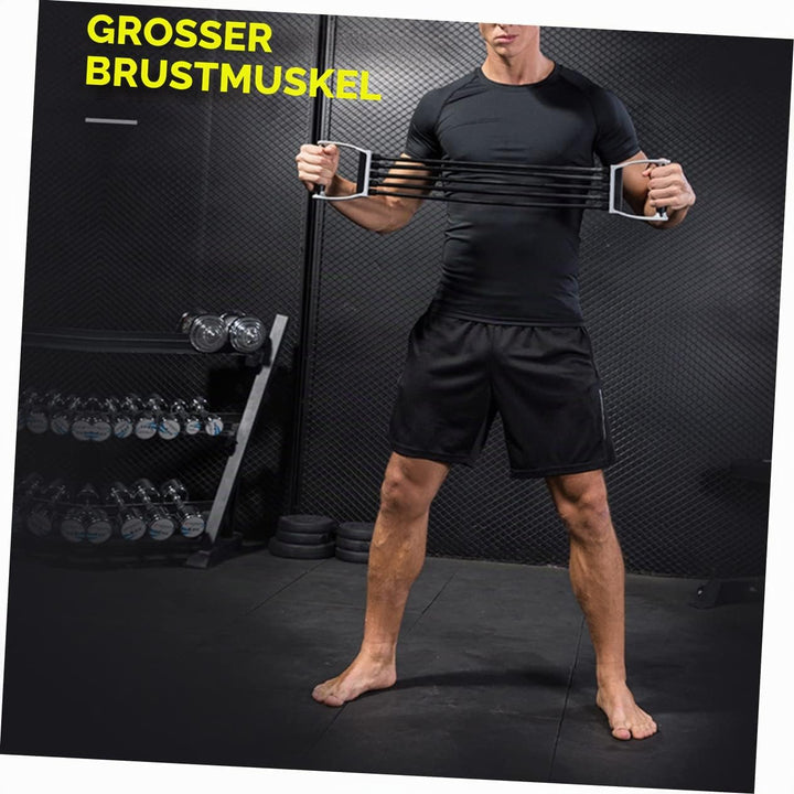 Fitnessgeräte 1 X Abzieher Übungs-Widerstandsbänder Brust-Expander Für Männer Gymnastikgurte Für Män
