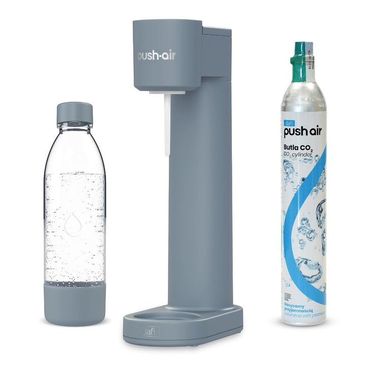 Dafi PUSHAIR Wassersäule Stahl + CO2 Kartusche + Flasche 0,7