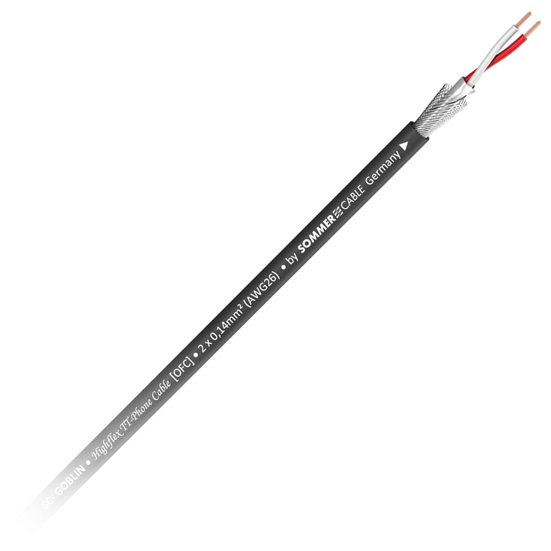 Sommer Cable Patchkabel SC-Goblin Mini-Klinke auf Miniklinke 2x HICON HI-J35S-SCREW-M (2,5m) | GOCU-