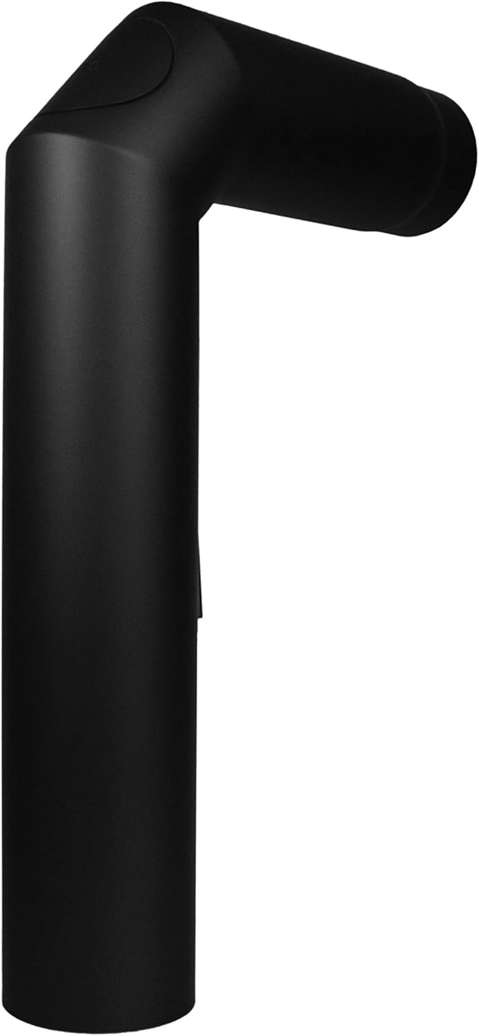 LANZZAS Ofenrohr Set 2x 45° Grad mit Tür, im Durchmesser, DN, Ø 150 mm, Farbe: schwarz-metallic - we