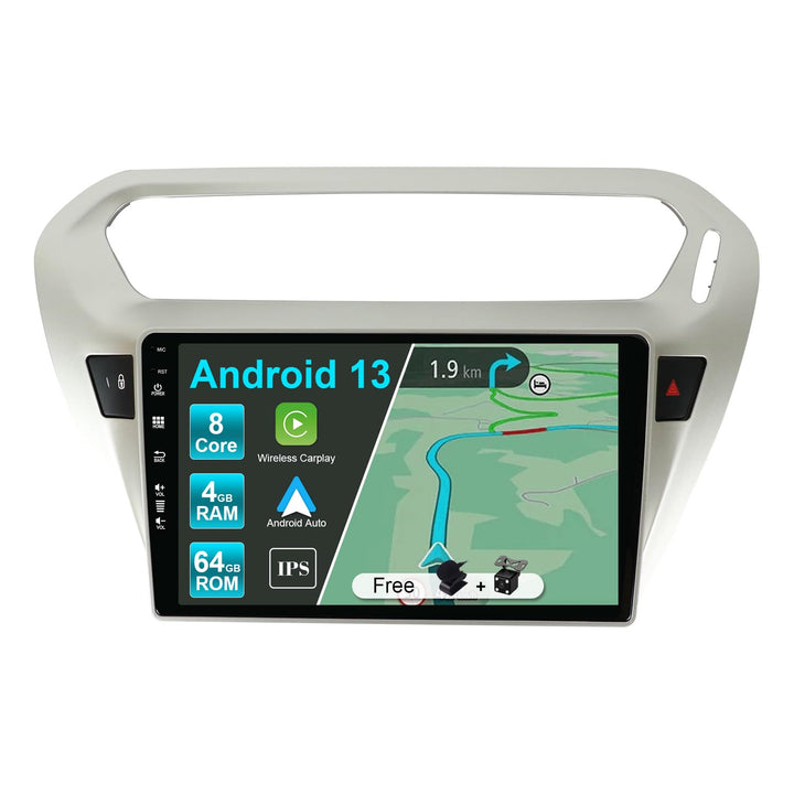 JOYX Android 13 Autoradio Passt für Peugeot 301/Citroen C-Elysee (2012-2018) - [4G+64G] - Eingebaut
