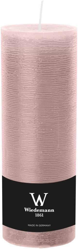 Wiedemann Marble Kerze durchgefärbt ASF, Wachs, Rosé, 19 x 6.8 cm, 4-Einheiten
