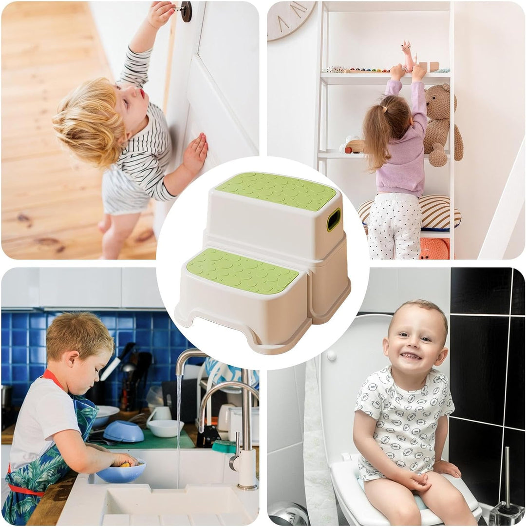 Tritthocker für Kinderbadezimmer,2 Tritthocker für Kinder | rutschfeste Töpfchenstufen für Kleinkind