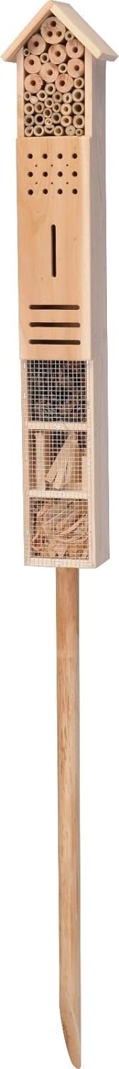 Neu Grosser Hölzerner Frei Stehend Insekt Käfer Garten Hotel Haus Bienen Marienkäfer Nest Box Haus M