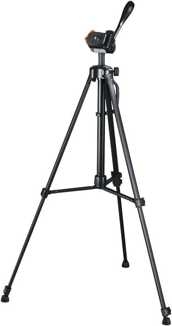 Hama Stativ „Gamma 153“ mit drehbarem Kugelkopf (leichtes Kamerastativ aus Aluminium, Fotostativ 2-F