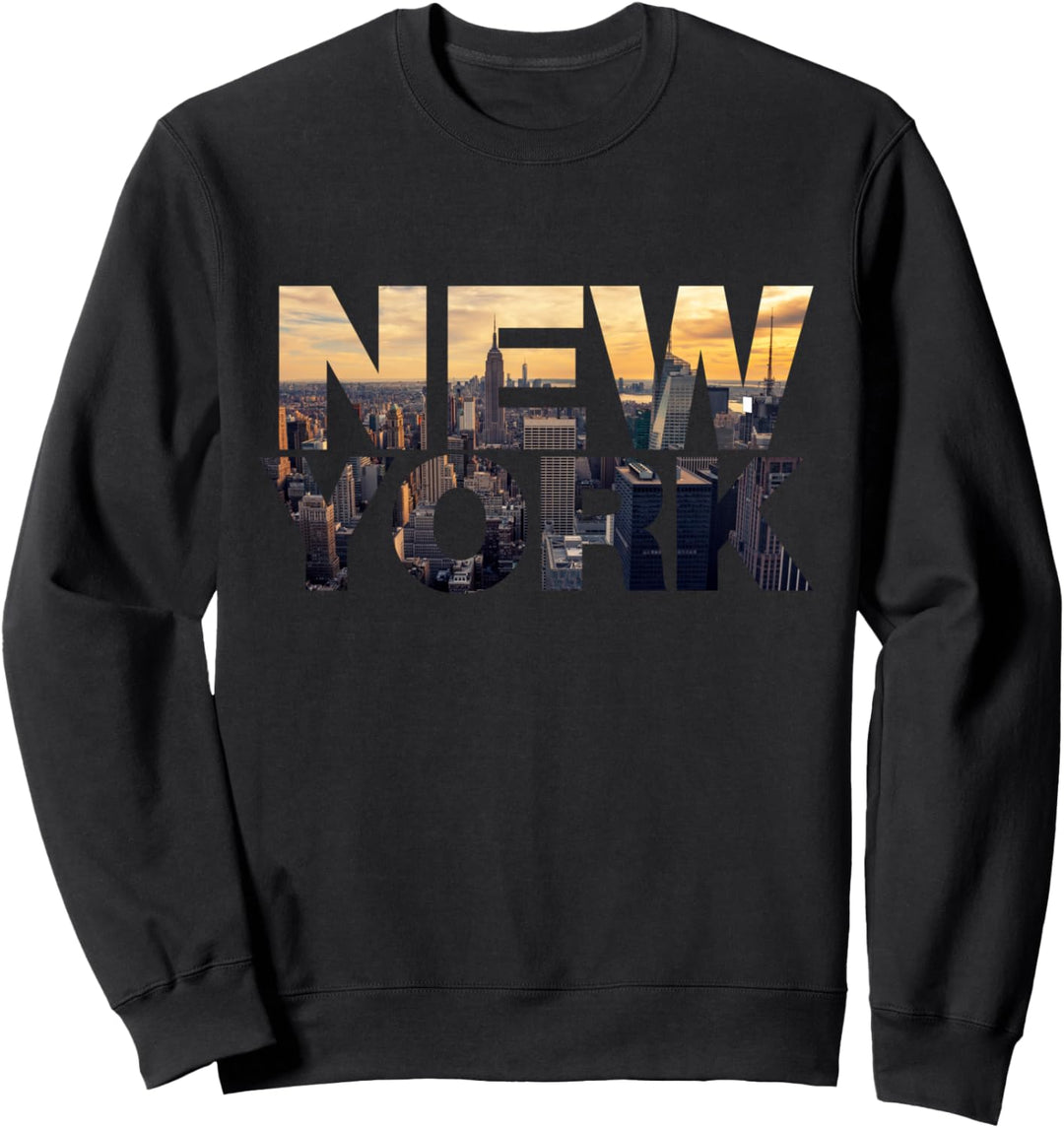New York Sunset Skyline Graphic Tee shirts, New York City Sweatshirt
