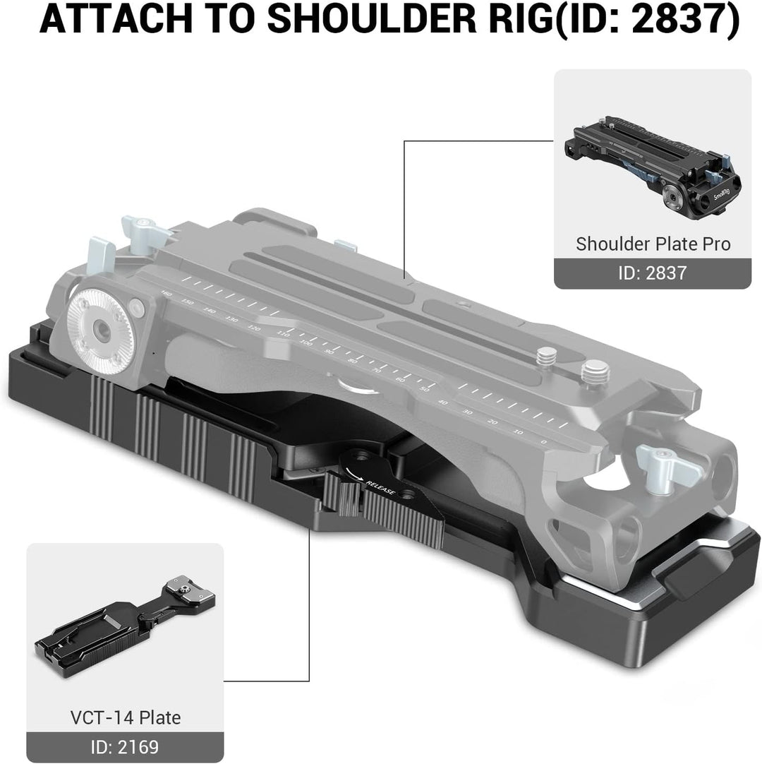 SMALLRIG Schnelle Veröffentlichung Stativadapterplatte für Sony VCT-14 - 2169
