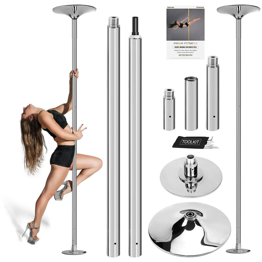 45MM Dance Pole Stange - Hochwertige Höhenverstellbare Poledance Stange für das Tanzen im Innenberei