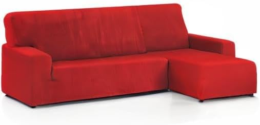 Martina Home - Bezug für Chaiselongue, Modell Túnez, Rot, kurzes Eckteil rechts kurzer rechter Arm (