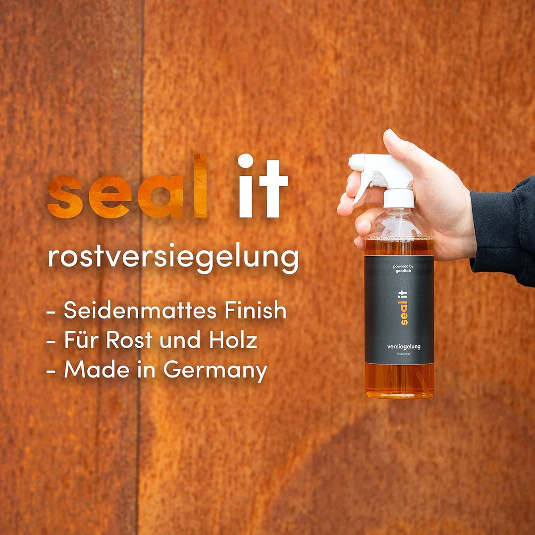 SealIT Rostversiegelung | Schützt vor Abfärben & stabilisiert Rost | Schnelle und einfache Anwendung