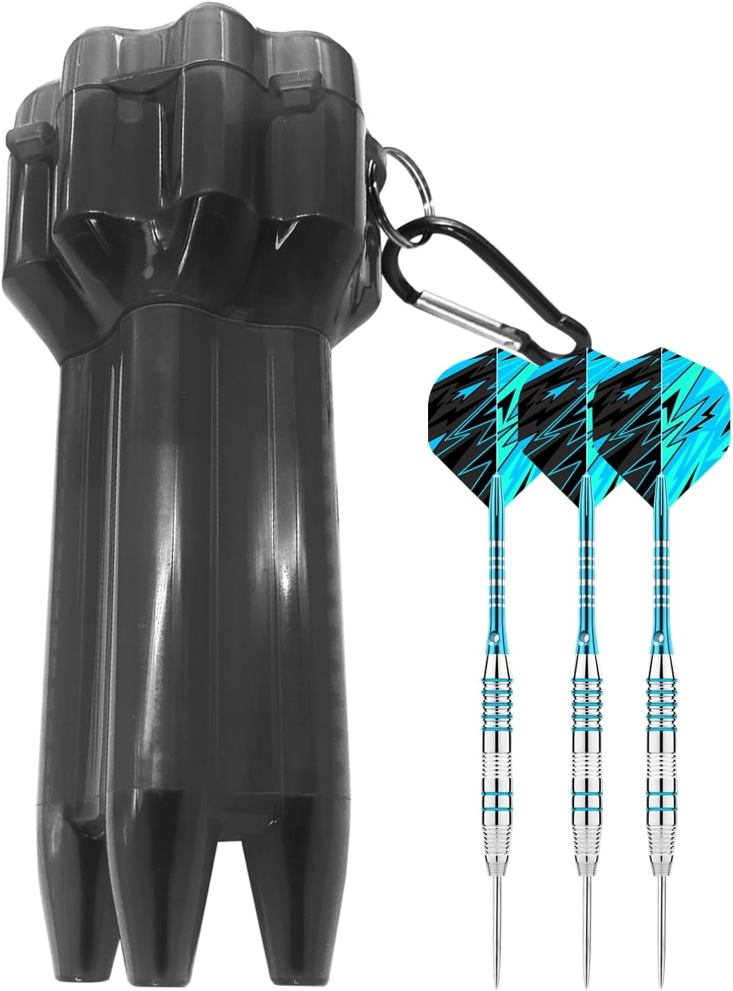 Tragetasche für 3 Darts, harte Spitzen, längenverstellbar, tragbar, für Zuhause, Restaurant, Outdoor