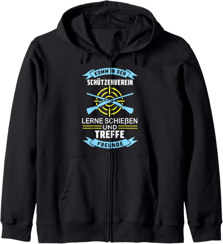 Sportschiessen Training Schützenverein Sportschütze Geschenk Kapuzenjacke