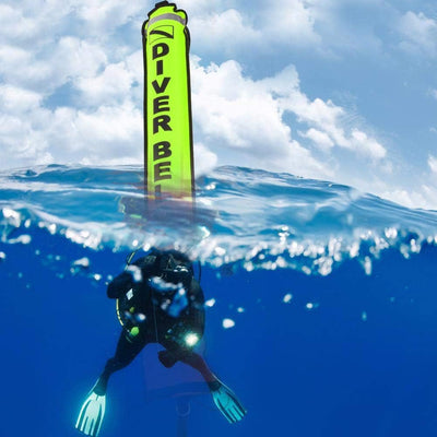 Tbest Tauchboje Diving Signalboje Dekoboje Hohe Sichtbarkeit Boje Aufblasbares schwimmboje Markierun